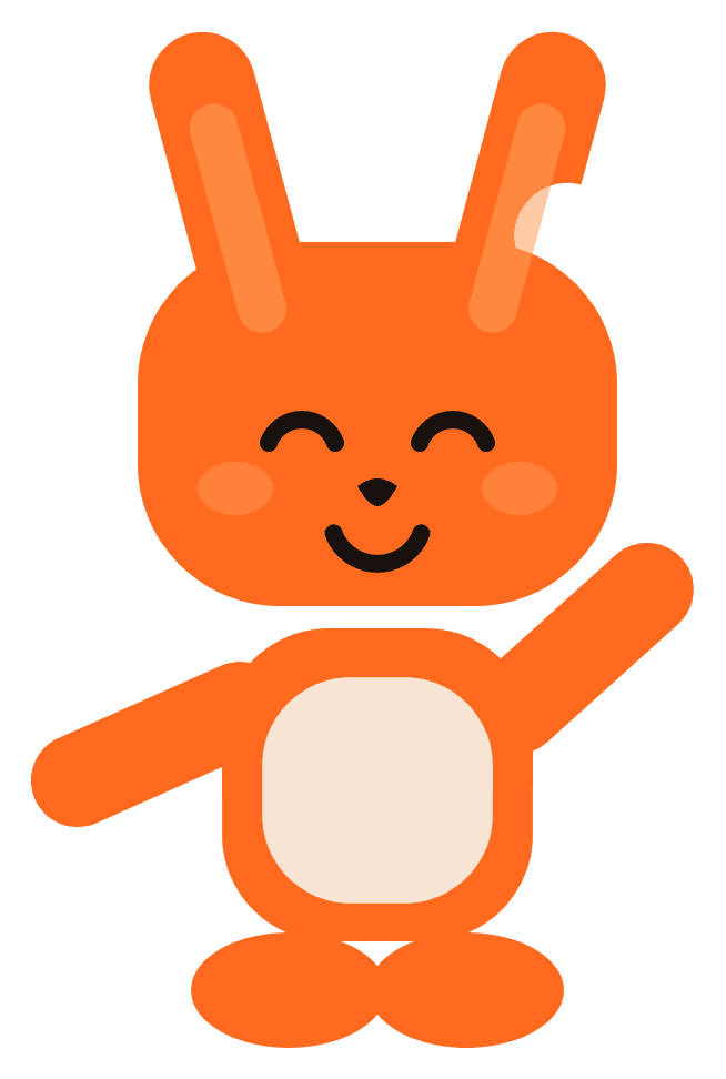 GigaBun waving